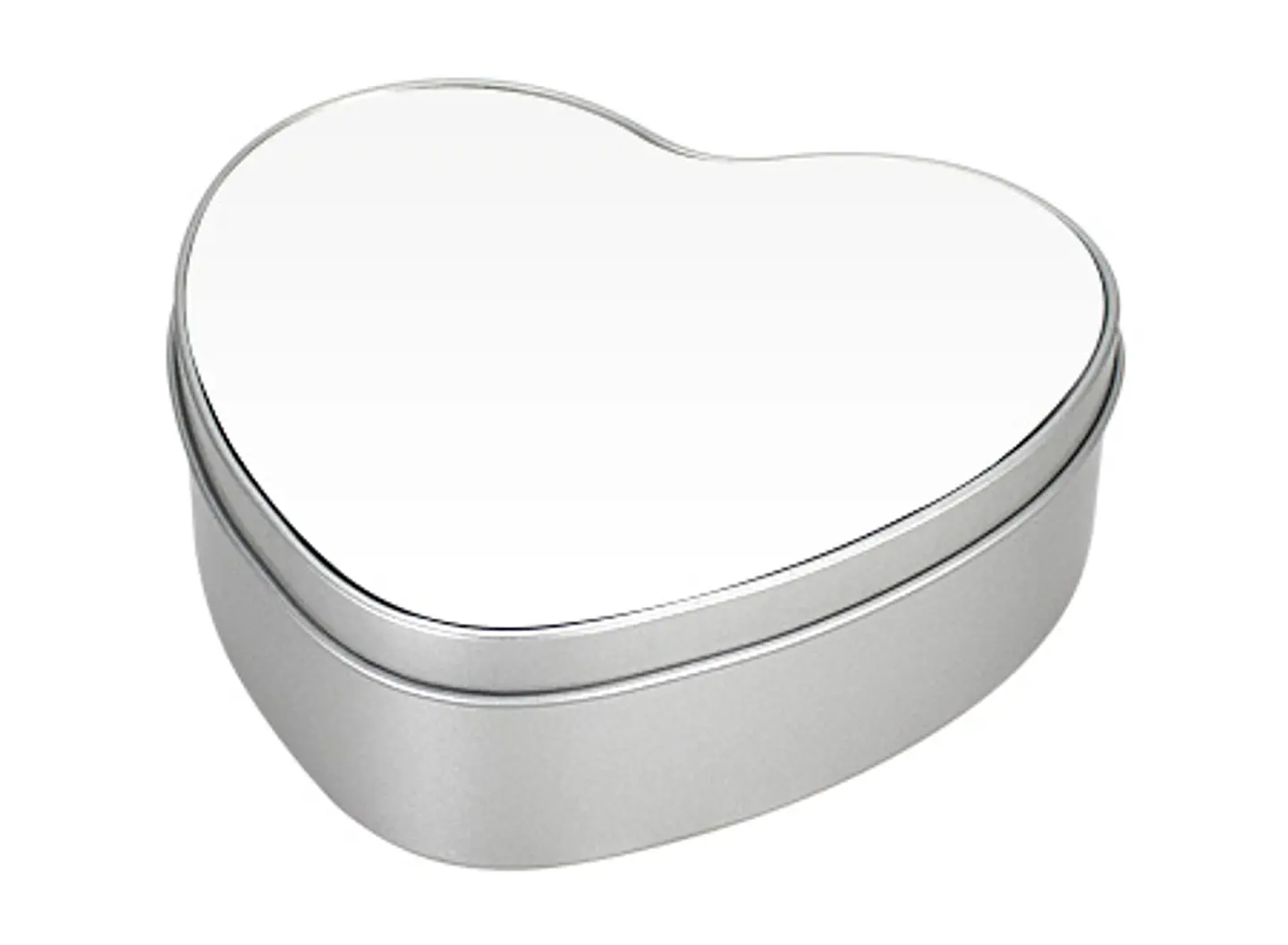 Caja Metálica Corazón Sublimación 1