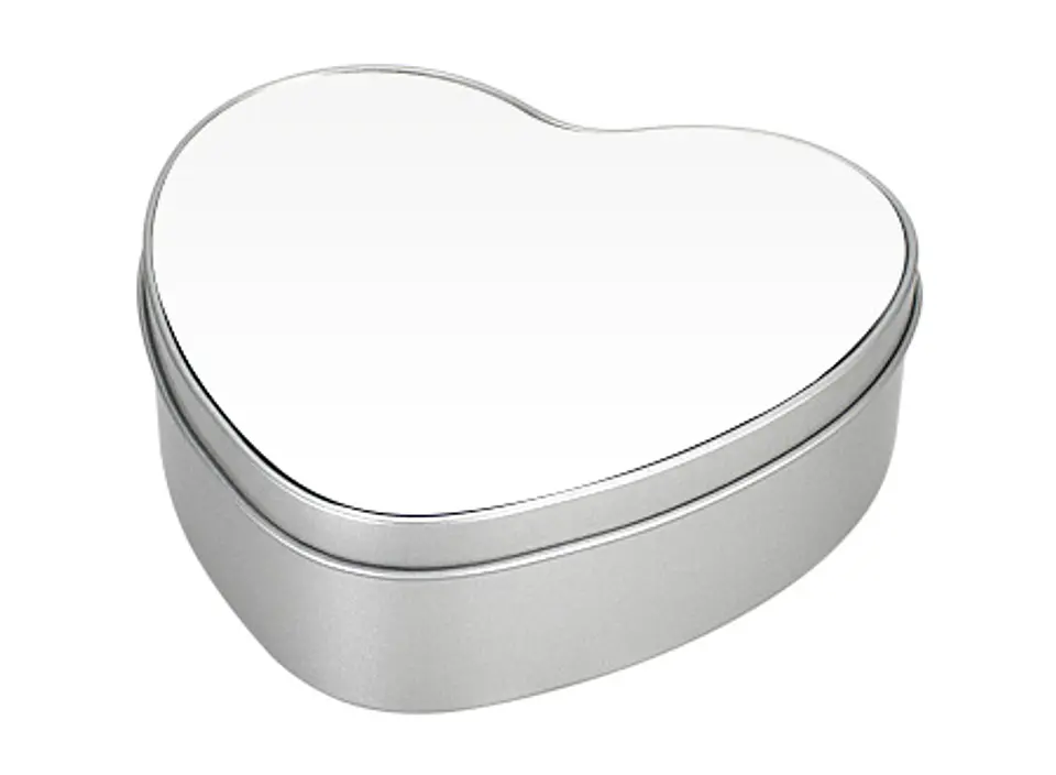 Caja Metálica Corazón Sublimación 1