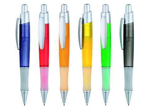 Bolígrafo Plástico Discovery 100 unidades con logo full color