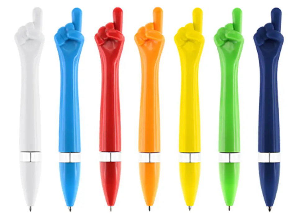 Bolígrafo Plástico Nº1 100 unidades con logo full color 1