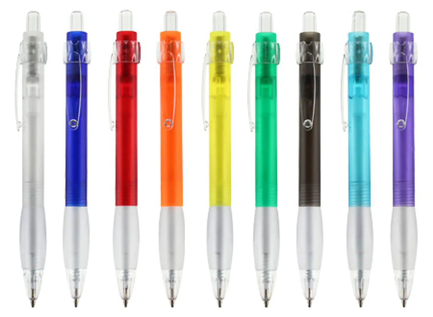 Bolígrafo Plástico Rainbow 100 unidades con logo full color 1