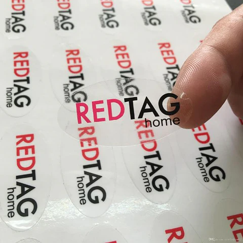 Sticker transparente troquelado 