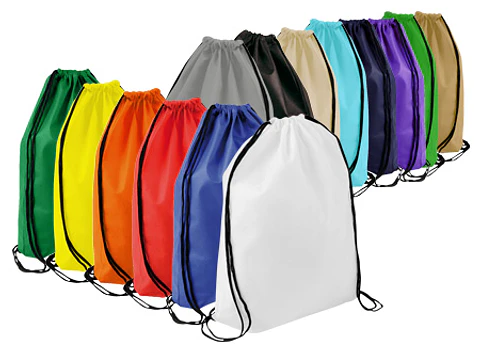 Mochila tipo Morral de TNT 34 x 44 cm. E8