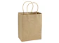 Bolsa de Papel 120g/m2 15 x 20 x 10 cm E100 - Miniatura 1