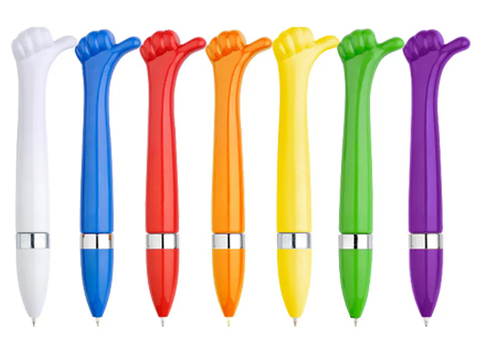 Bolígrafo Plástico Me Gusta 100 unidades con logo full color 1