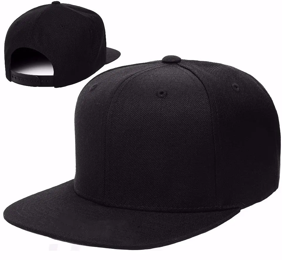 jockey tipo Snapback color negro con estampado 1