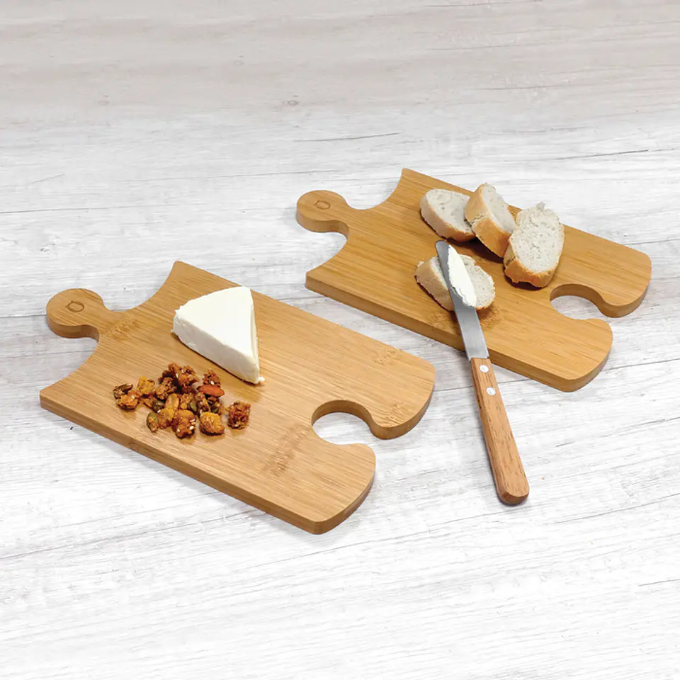 SET DE TABLAS DE BAMBÚ PUZZLE 2