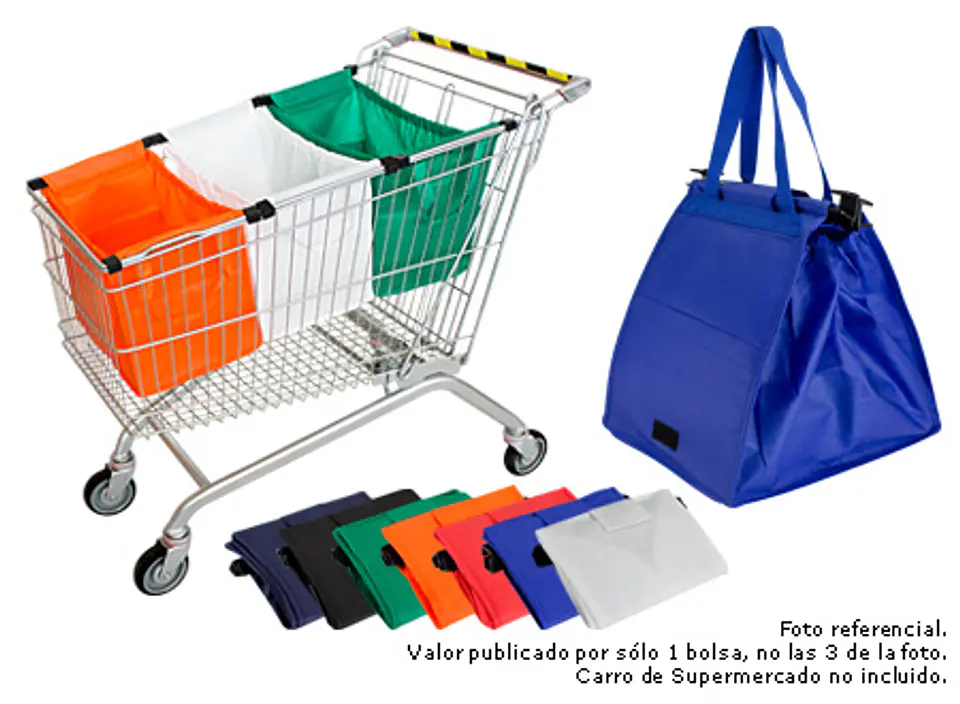 Bolsa Reutilizable Super-Cart  37 x 48 x 26 cm E42 1