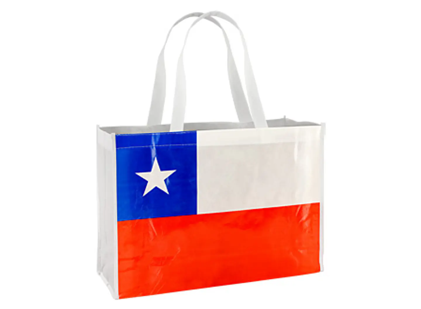 Bolsa TNT Bandera Chilena 40 x 30 x 12 cm. 1