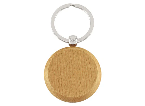 Llavero Redondo de Madera