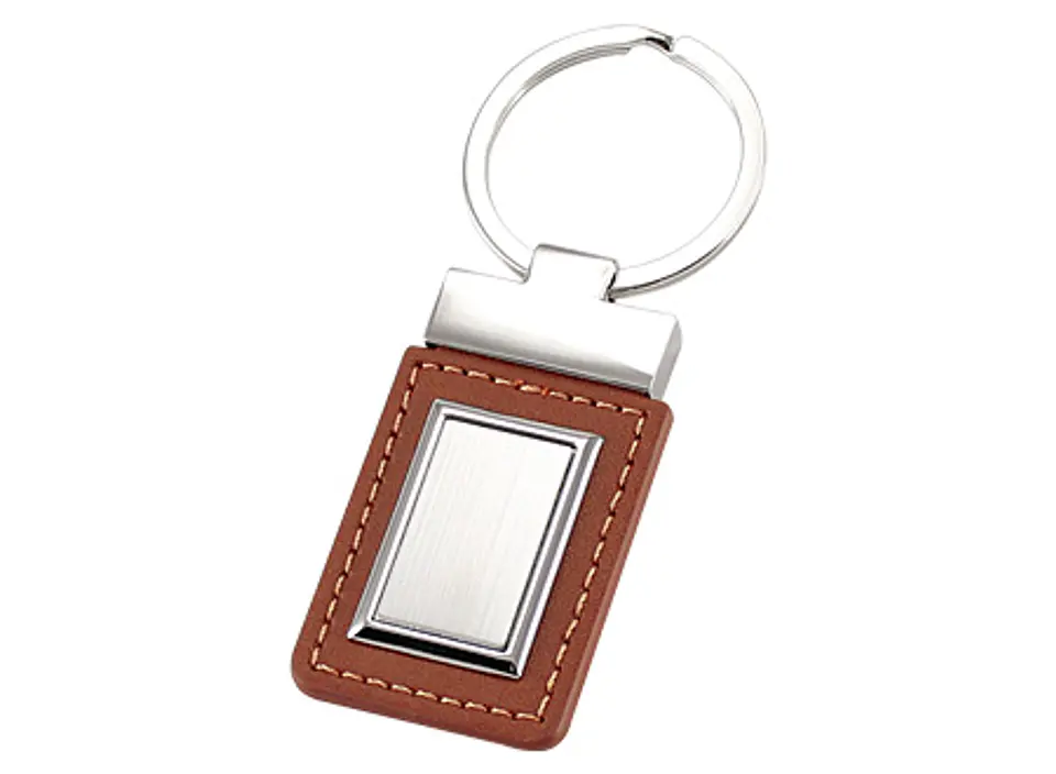 Llavero Cuero-Metal Excelsior 1