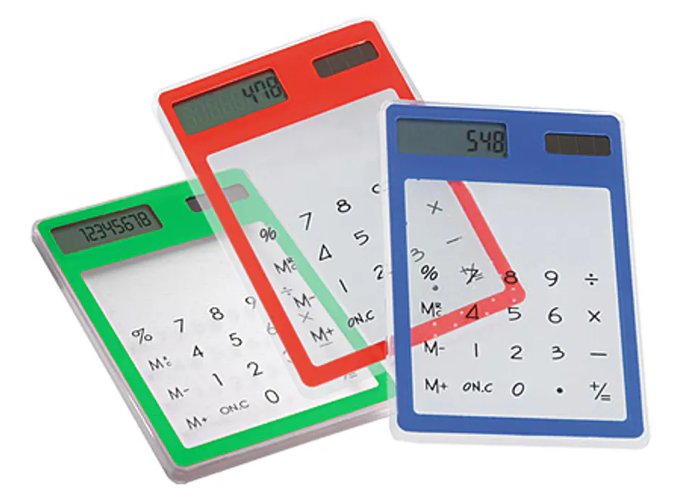 Calculadora Solar Traslúcida de Escritorio. 1