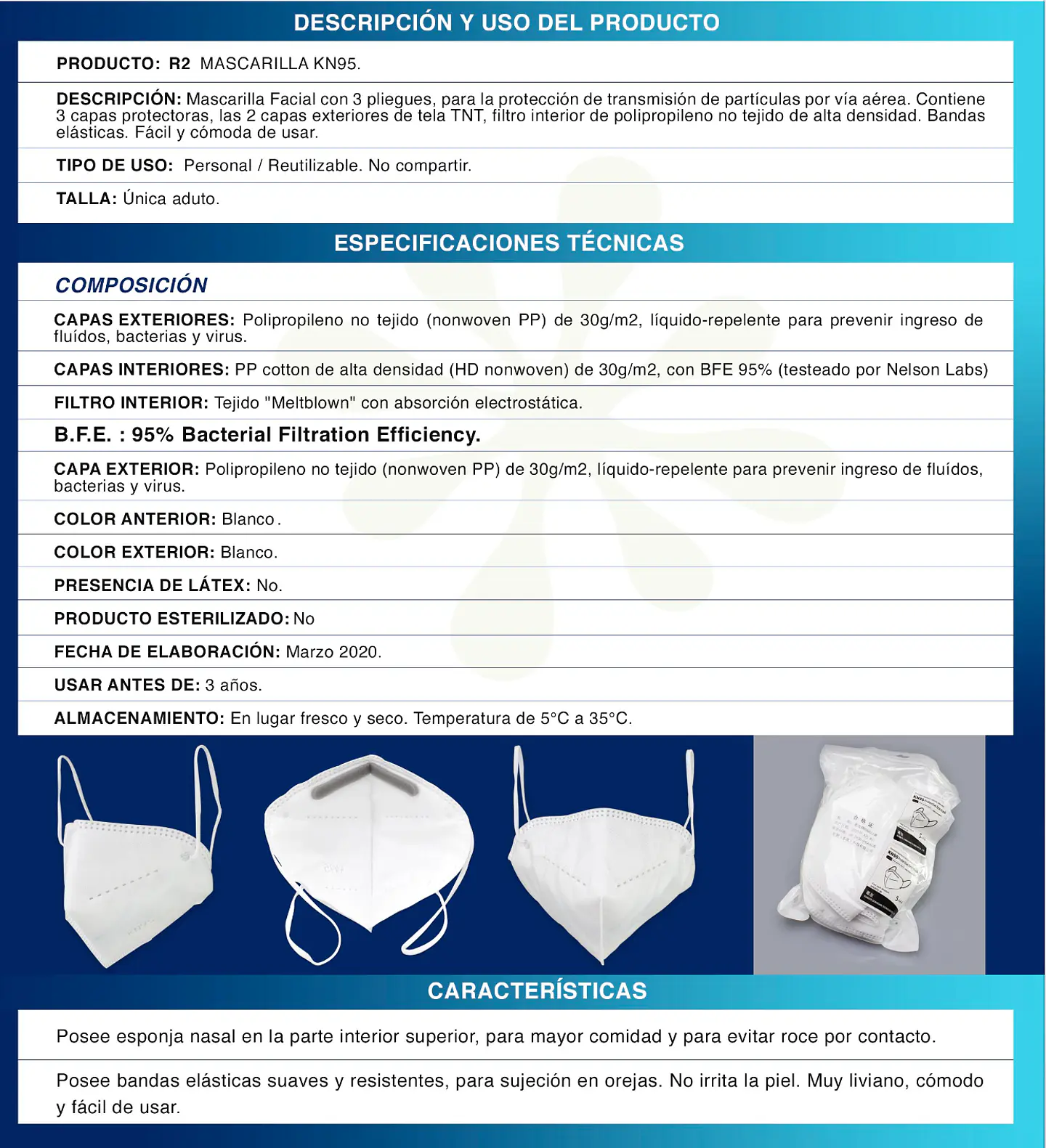 Mascarilla KN95 - 5 capas sin logo 9