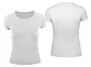 Polera BLANCA con estampado vinilo (28x22 cm.) 1 color  - Miniatura 2