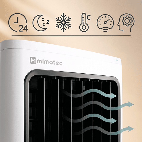 Ar Condicionado Evaporativo Portátil Airmax 4800M3/h 30L 8
