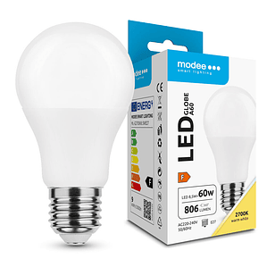 LÂMPADA LED GLOBO A60 8.5W E27 270º 2700K (806 LÚMENS)