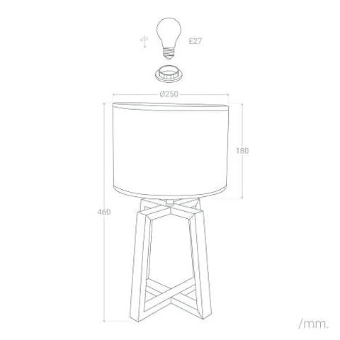 Candeeiro de Mesa Katoka - Artigo Exposição 9