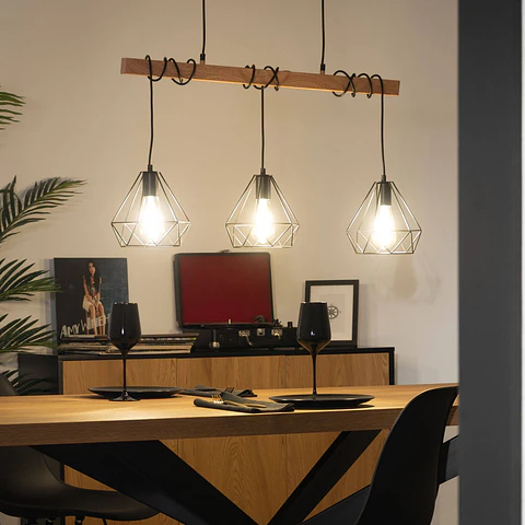 Candeeiro Suspenso 3 Focos Tabodi 3