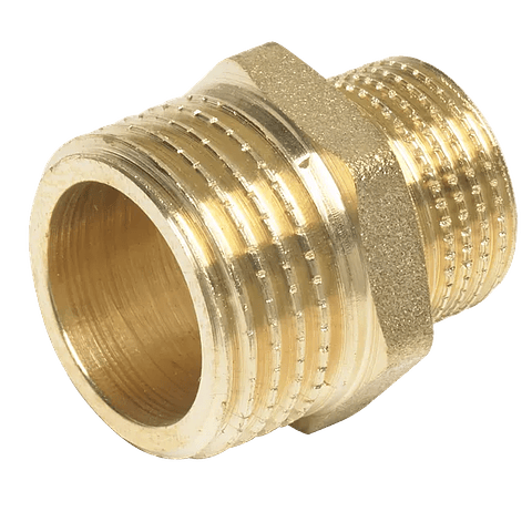 CASQUILHO DUPLO REDUÇÃO LATÃO 1/2x3/8 1