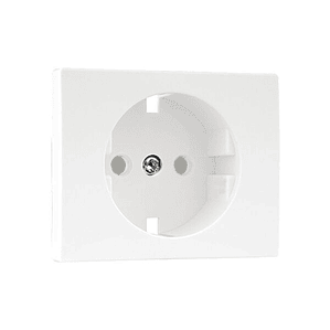 CENTRO SCHUKO C/OBTURADOR BRANCO