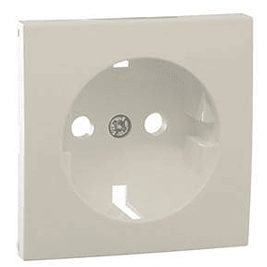 CENTRO SCHUKO C/OBTURADOR MARFIM