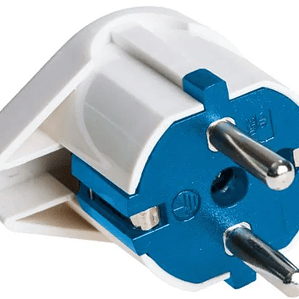 Ficha 2P + T, 16A 250V ~. Cor branca Com sistema de terra duplo Ficha 2P + T, 16 A/250 – SOLERA