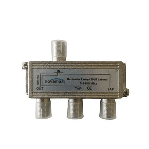 DERIVADOR L 5-2400 MHZ 2 SAÍDAS 25 DB NOVAMAX