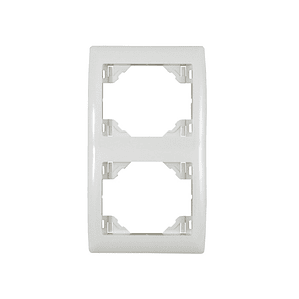 ESPELHO DUPLO VERTICAL BRANCO 70922 TBR