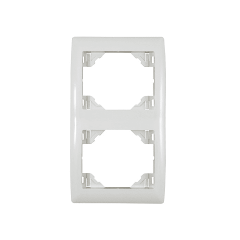 ESPELHO DUPLO VERTICAL BRANCO 70922 TBR 1