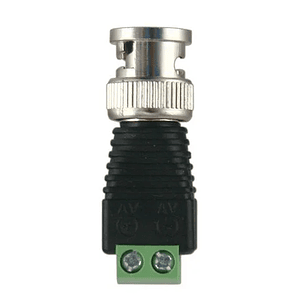 Ficha BNC Macho c/2 Terminais Parafuso