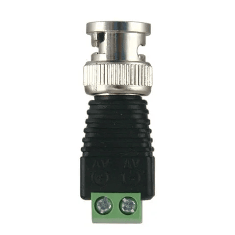 Ficha BNC Macho c/2 Terminais Parafuso 1