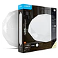PLAFON DIAMANTE LED LIGHT  24W 4000K D330X60MM EFEITO ESTRELA 2500LUMENS - Thumbnail 1