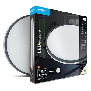 PLAFON LED 24W 4000K D330X60MM S-S102 2500LUMENS BLACK