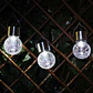 Sobremuro lâmpada solar exterior IP44 VIDRO TRANSPARENTE 6500K - Thumbnail 2
