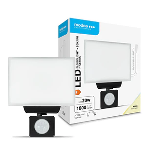 PROJETOR LED C/ SENSOR LEITOSO 20W 120º 4000K 1800LUMENS