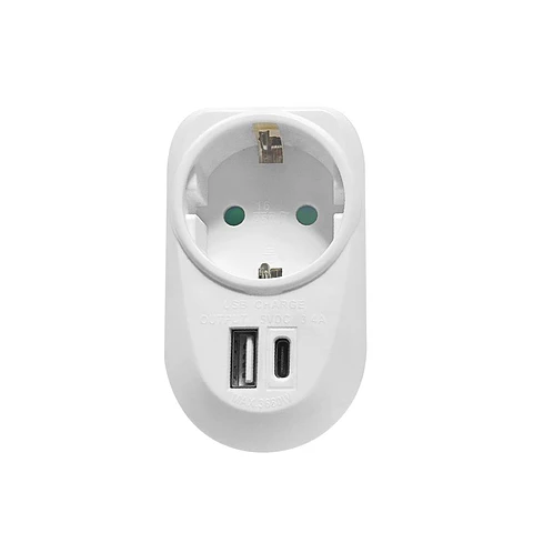 ADAPTADOR PROFISSIONAL 1 SAÍDA USB-A+C 16A 1