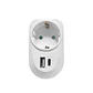 ADAPTADOR PROFISSIONAL 1 SAÍDA USB-A+C 16A - Thumbnail 1