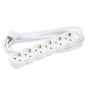 EXTENSÃO 6 TOMADAS 3M BRANCO