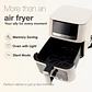 Air Fryer Tech 9L bege Fritadeira de Ar - Thumbnail 5