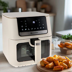 Air Fryer Tech 9L bege Fritadeira de Ar
