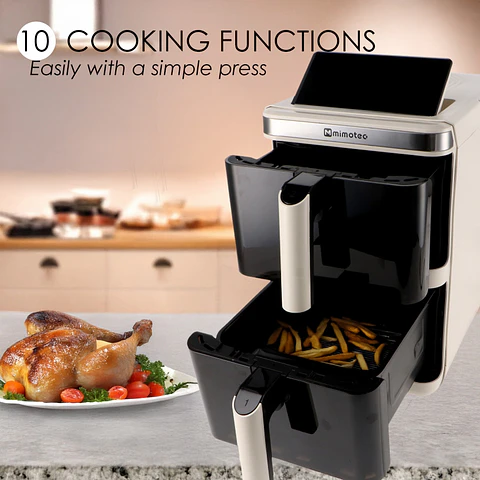 Air Fryer Double Tech 5,8+5,8L Fritadeira de Ar  2