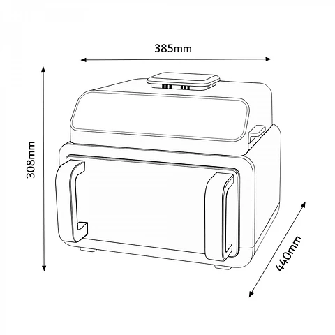 Air Fryer Sweet 10,5L Fritadeira de Ar 6