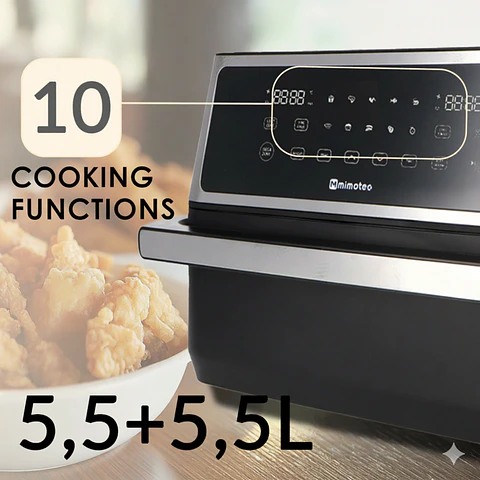Air Fryer Double Touch 5,5+5,5L Fritadeira de Ar  4