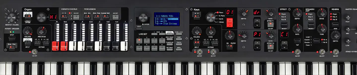 YAMAHA YC61 STAGE KEYBOARD PIANO 6