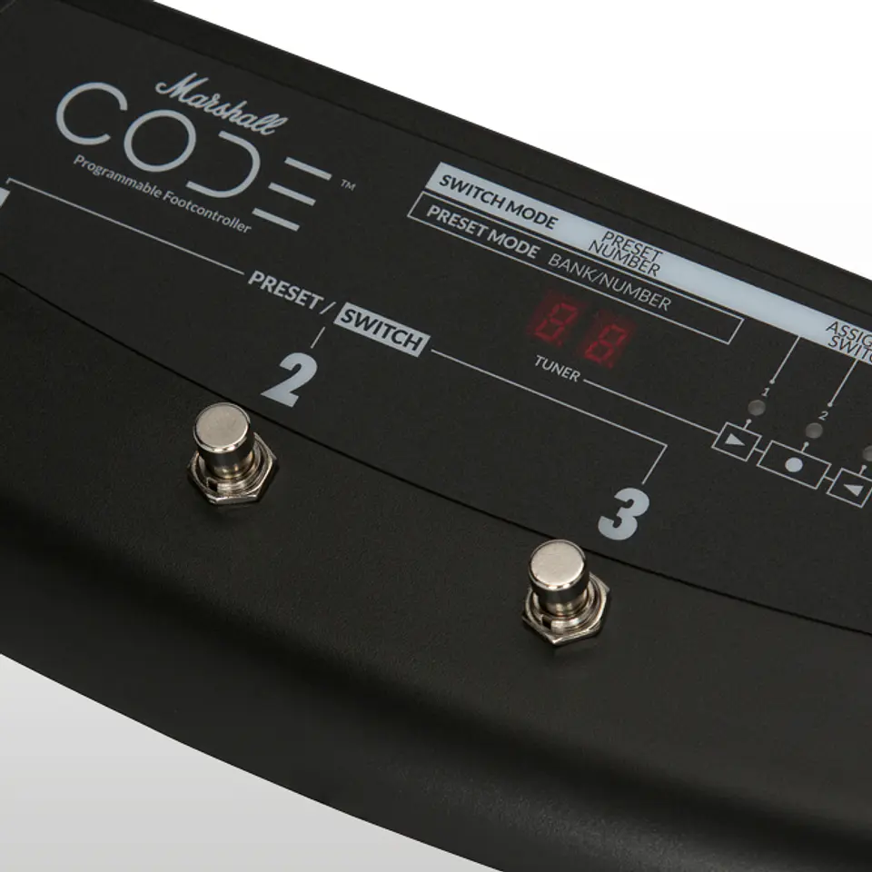 MARSHALL PDEL 91009 PEDALERA FOOTSWITCH AMPLIFICADOR 4