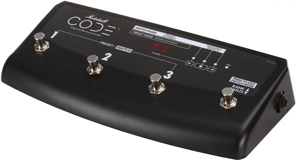 MARSHALL PDEL 91009 PEDALERA FOOTSWITCH AMPLIFICADOR 5