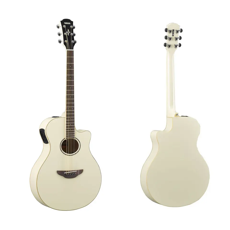 YAMAHA APX600VWT ELECTROACOUSTIC GUITAR 4
