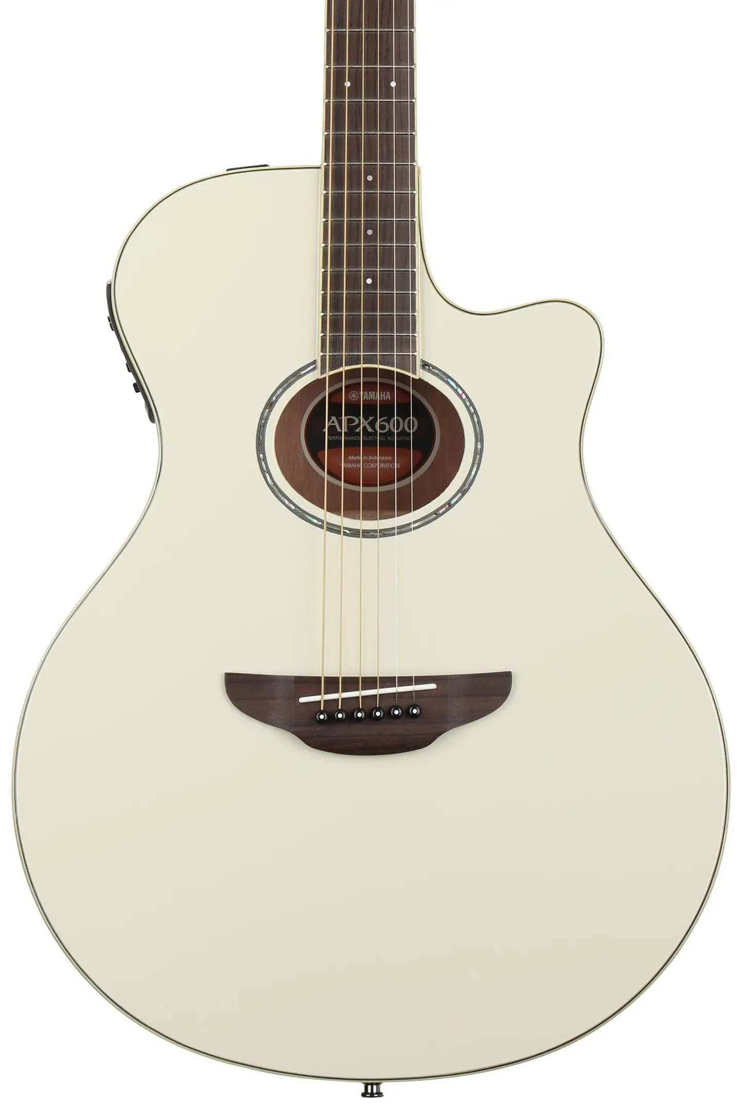 YAMAHA APX600VWT ELECTROACOUSTIC GUITAR 5
