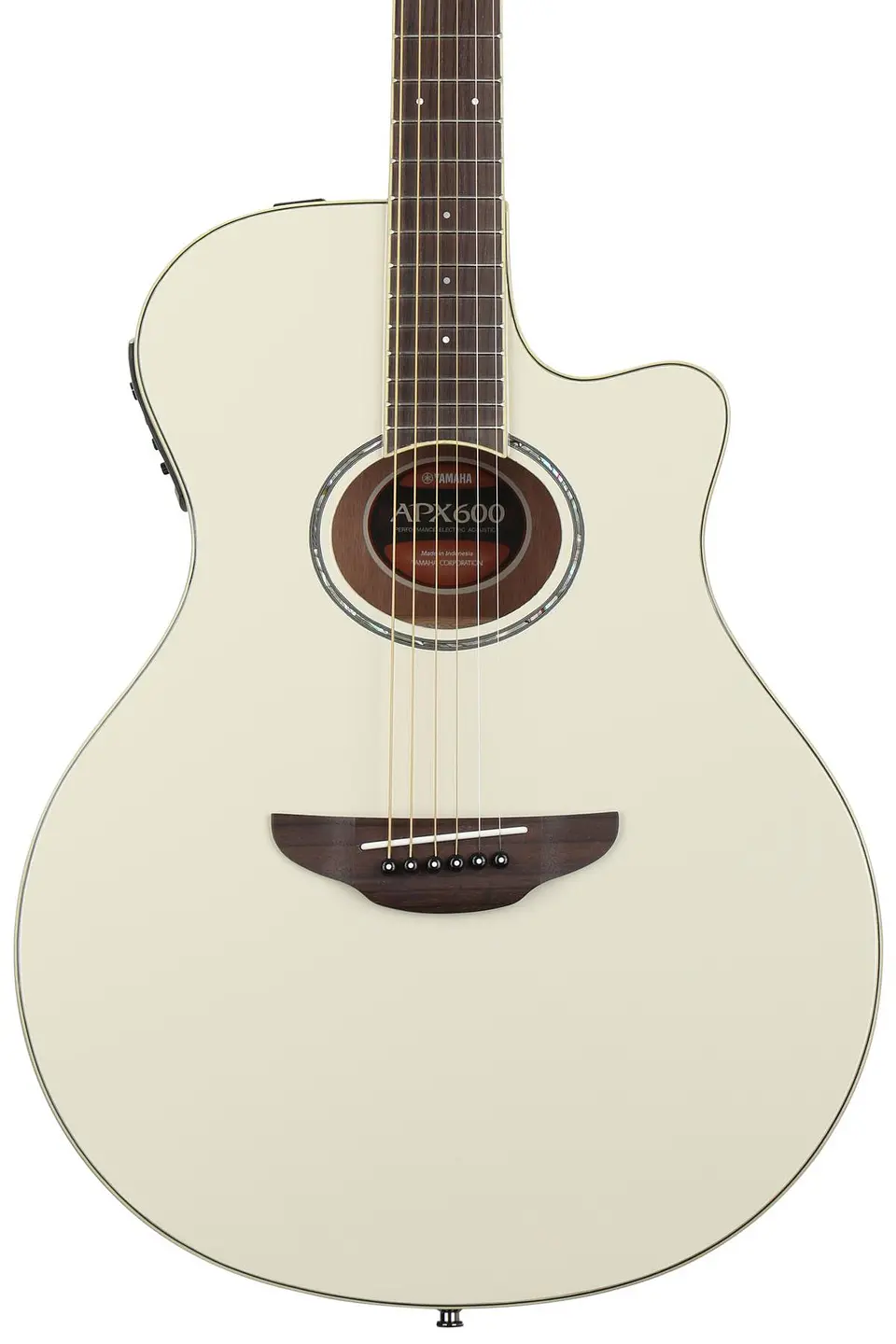 YAMAHA APX600VWT ELECTROACOUSTIC GUITAR 5