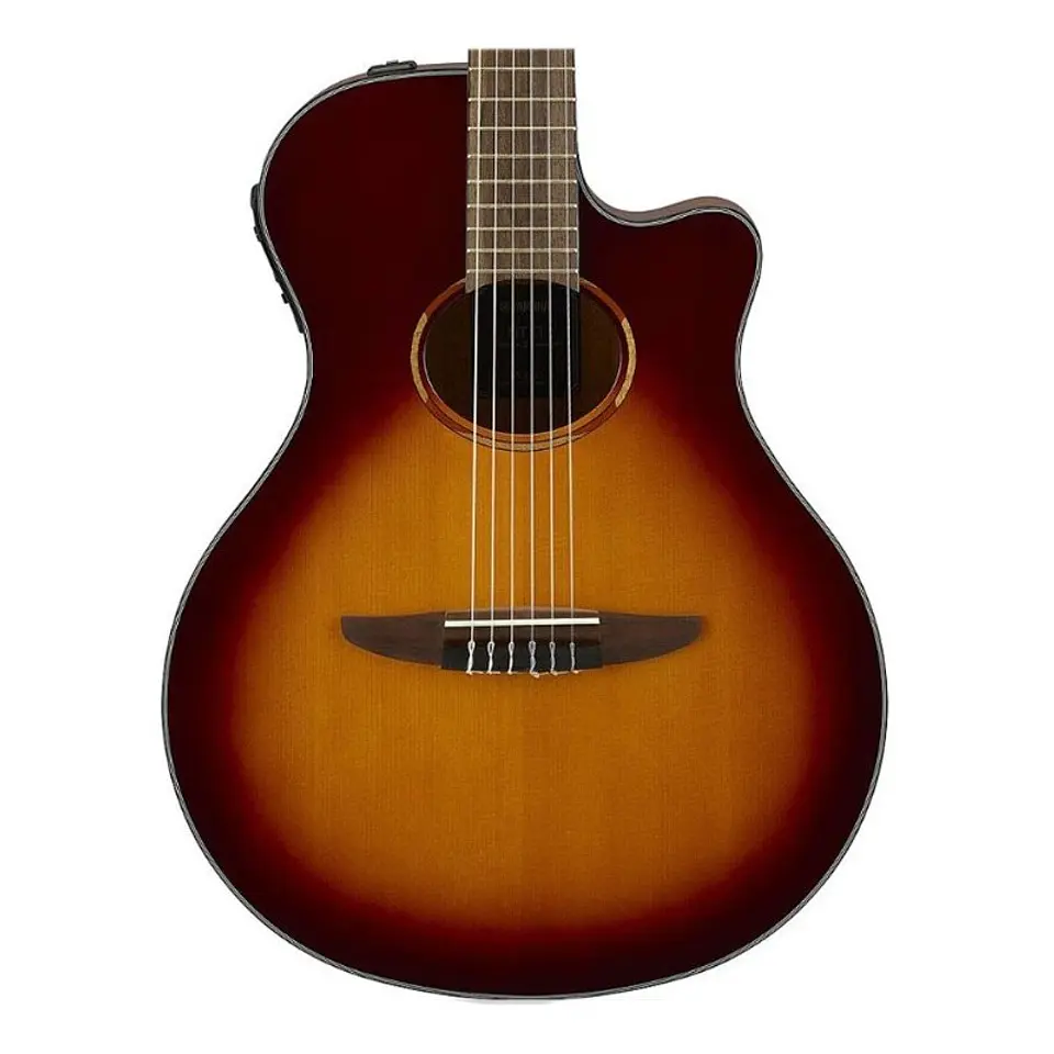 YAMAHA NTX1 BROWN SUNBURST GUITARRA ELECTROACUSTICA CUTAWAY 4
